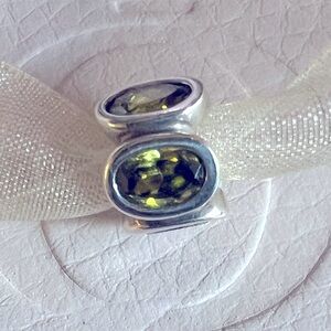Pandora Green CZ Oval Lights Charm